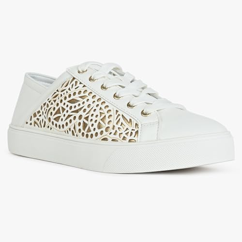 ALDO CARENTERIEL710 Gold Women Synthetic Sneakers
