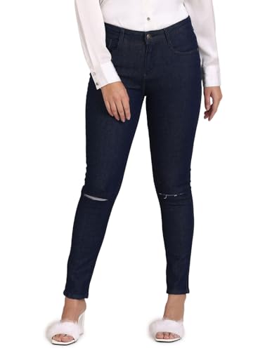 U.S. POLO ASSN. Women's Skinny Jeans (Uwaw22Jn032- Mid Blue_30)