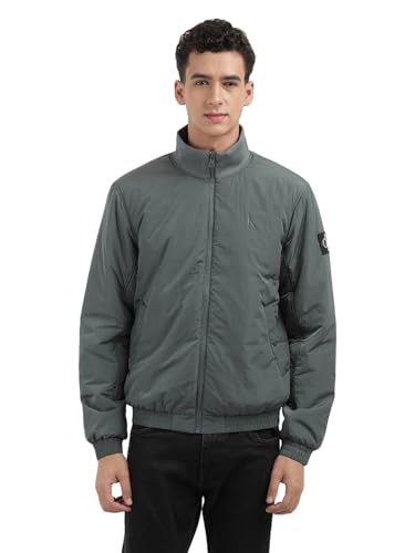 Calvin Klein Mens Grey Color Jacket (S)