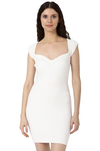 FOREVER 21 women's Rayon Classic Mini Dress (459073_White