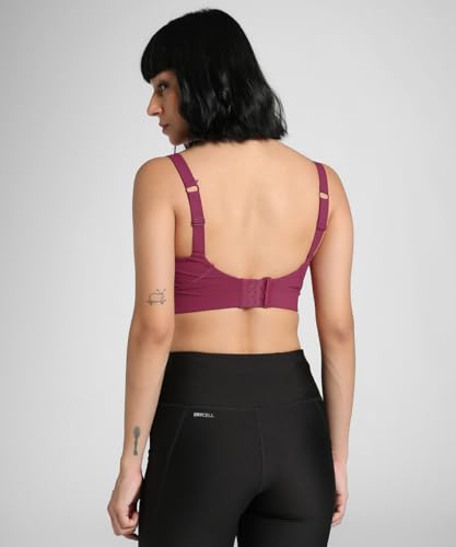 Puma Women's Polyester Underwire Casual Padded Sports Bras (527728_Port