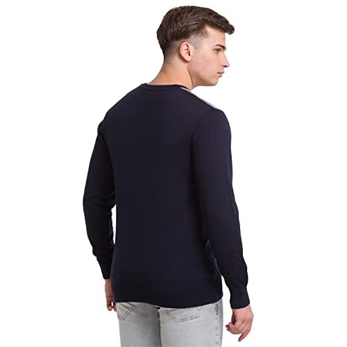 Colorplus Navy Sweater (Size: S)-CMWA03198-BE