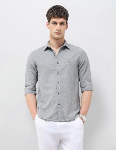 U.S. Polo Assn. Denim Co. Men's Regular Fit Solid Twill Shirt