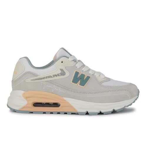 Woodland Women Lgrey/Pink Casual Sneakers