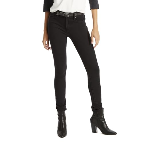Levi's Women's 721 High Rise Skinny Jean, Soft Black, 34 (US 18) S