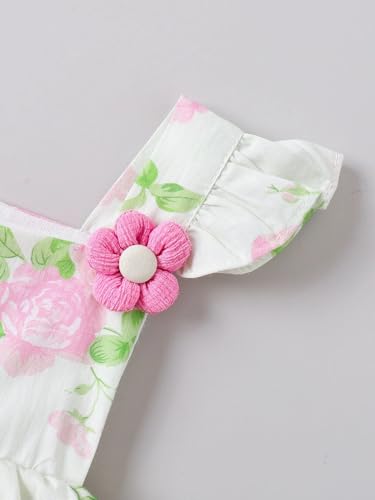 Hopscotch Floral Applique Onesie (3-6 Months)