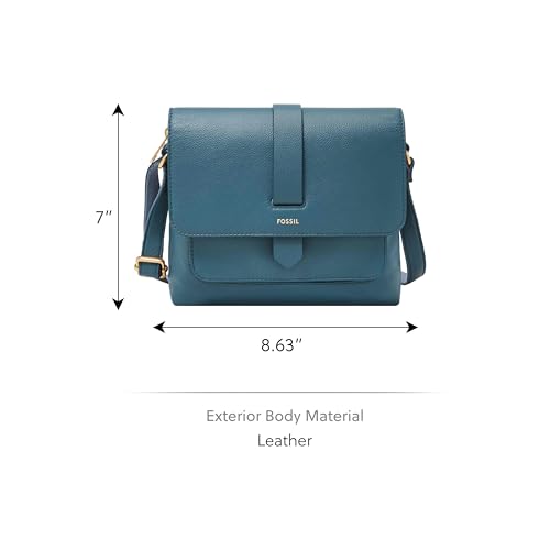 Fossil Women's Kinley Blue Crossbody Bag ZB7878106