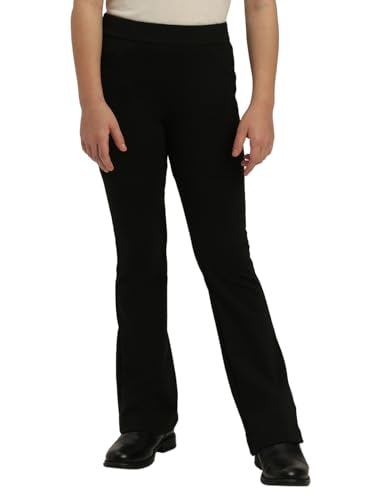 VERO MODA Girl Mid Rise Wide Leg Black Pants