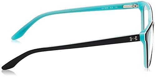 Under Armour Ua 5036 Sunglasses, EL9/17 BLK TURQUOIS, 52