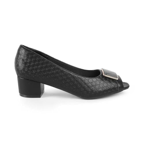 tresmode TREROY Women's Sandals Leather Black, 6 UK / 39 EU - Round Toe Ladies Footwear Soft Comfortable Sandals