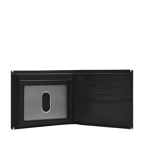 Fossil Mens Leather Westover Black Wallet ML4583001