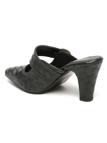 Flat n Heels Womens Black Pumps FnH 2784-BK