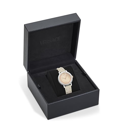 Versace Greca Fortuna 35 mm Ivory Dial Women Analog Watch- VE0A00125