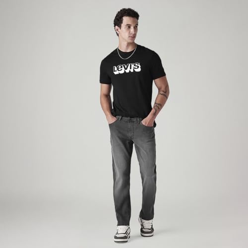 Levi's Men's 541 Grey Tapered Fit Mid-Rise Jeans