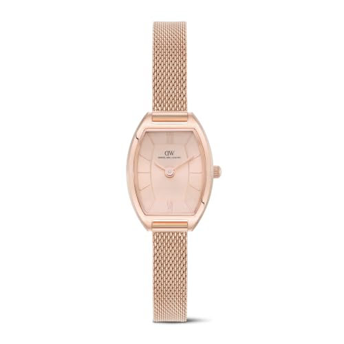 Daniel Wellington Tonneau 20mm Rose Gold-Tone Dial Analog Women Watch - DW0DL2001