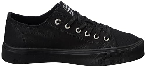 Woodland Men's Black Canvas Casual Shoes-9 UK (43EURO) (GC 3803921CO)