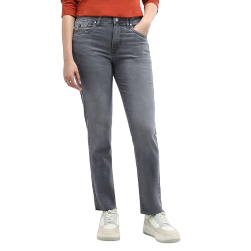 U.S. POLO ASSN. Women's Slim Jeans (UWAW24JEN283 Medium Grey