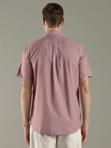 Solid Regular Fit Cotton Shirt
