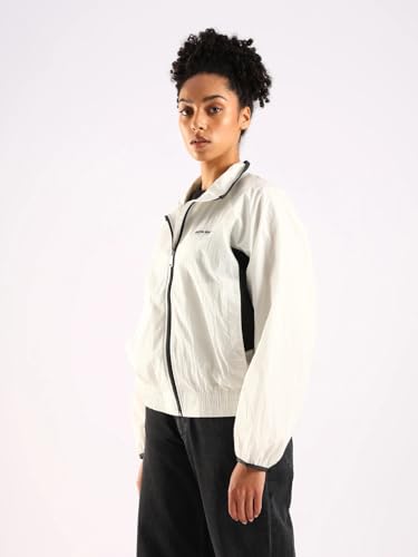 Regular Fit Polyester High-Neck Windcheater Jacket