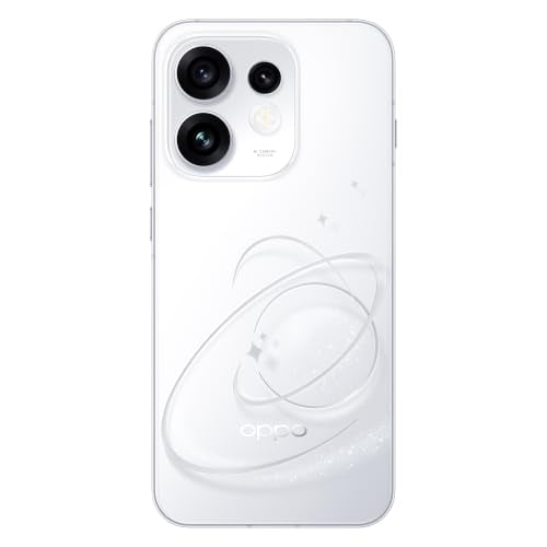 Oppo Reno16 5G (Starry White, 12GB, 256GB) | 3D Design | 50MP 3.5X Telephoto Camera | 4K 60fps HDR Video | AI Remix Collage | Snapdragon 7 Gen 4 | 6700mAh 80W SUPERVOOC | ColorOS 16 | IP69K