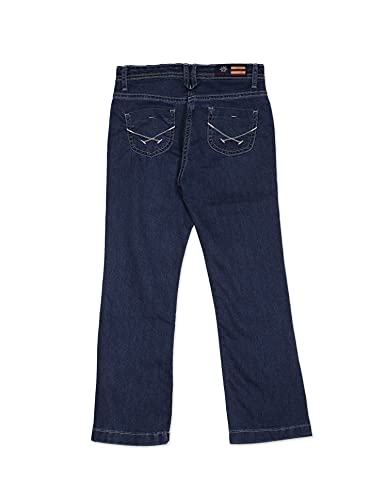 US Polo Association Girl's Regular Jeans (UGJEN0003_DK. Blue_EL)