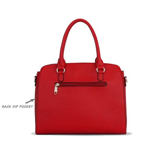 Lavie Women's Ushawu Medium Satchel Bag for Women | Satchel Handbag for Work | Ladies purse | Stylish Shoulder Bag | Gift for Women