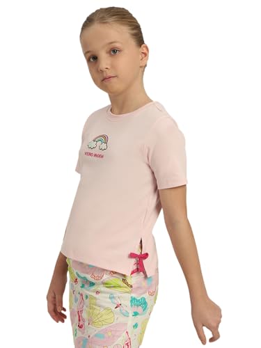VERO MODA Girl Regular Fit Pink Tshirt