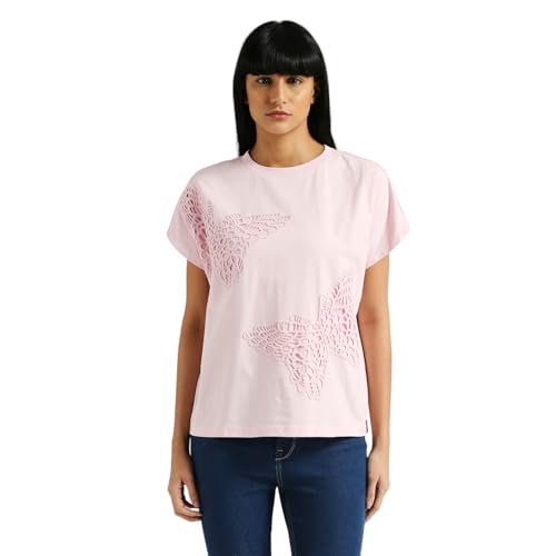 Pepe Jeans Women's Oversized Fit T-Shirt (PL505934_Pink