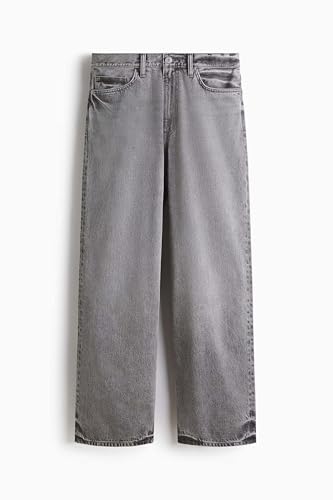 KOTTY Men’s Loose Fit Wide Leg Jeans in Washed Grey Denim-KTTMENSJEANS508_36