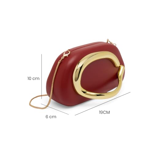 Akiki London Women's Devon Frame Clutch | Ladies Purse | Gift For Women