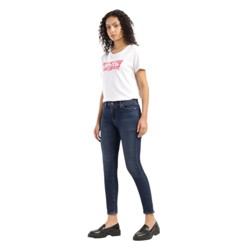 Levi's Women's 711 Skinny Fit Mid-Rise Jeans Blue