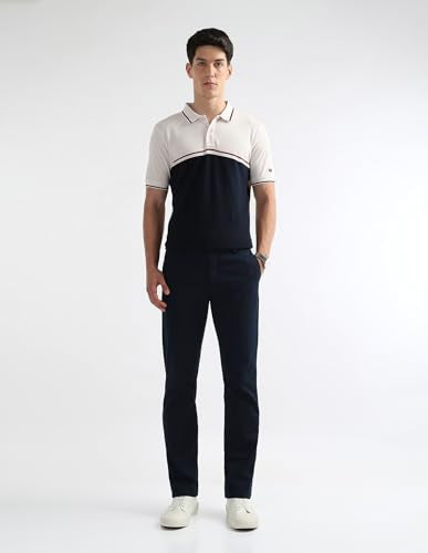 Arrow Sports Men's Regular Casual Pants (ASAKTR2603_Navy