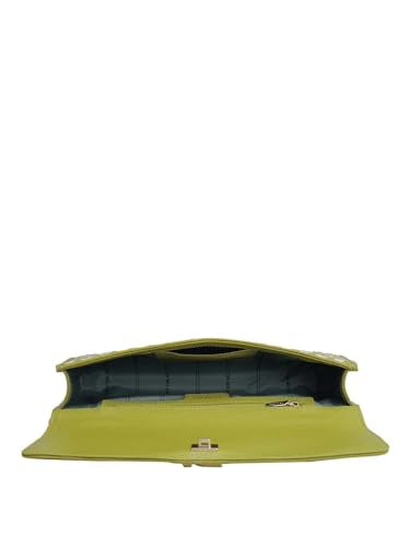 Da Milano Women's Leather Clutch - Green