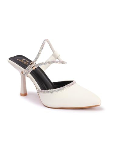 Carlton London Women sandal,White,UK-7