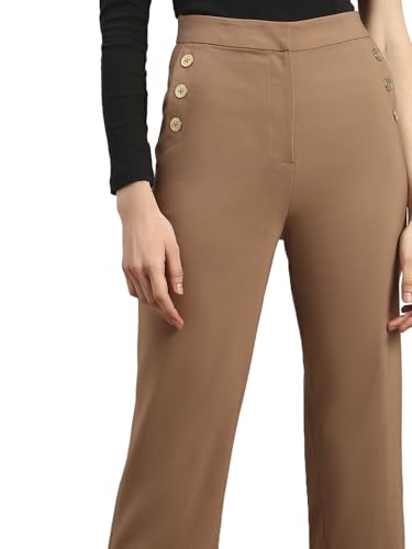 VERO MODA Womens Straight Fit Pants