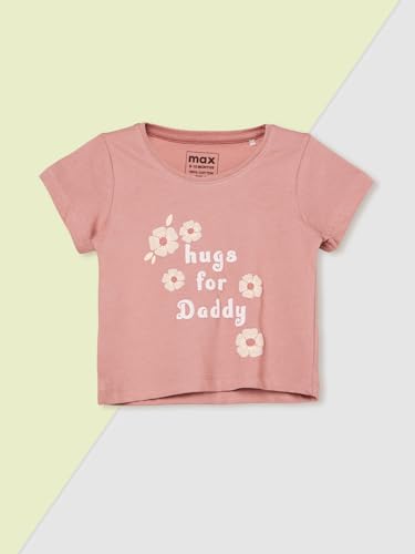 Max Girls Printed T-Shirts - Pack of 3(Multicolour_18-24 M)