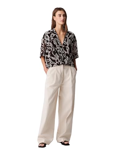 Calvin Klein Jeans Women's 0 Regular Fit T-Shirt (44B945G001_Black