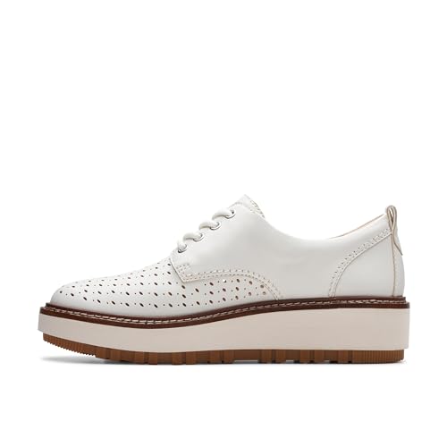 Clarks OriannaW Move Off White Lea