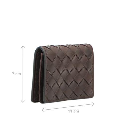 Hidesign La Plata W2 Mens Card Case - Dark Brown - S