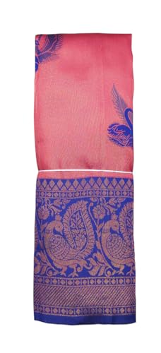 SREE KUMARAN Women's Kanchipuram Silk Pure Pattu Sarees along Blouse (VSK419-2)