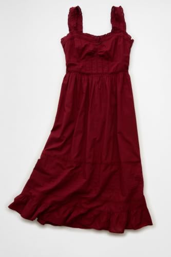 American Eagle Women Antique Rose Catie Corset Midi Dress