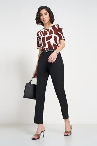 Annabelle by Pantaloons Women's Trousers Jet Black