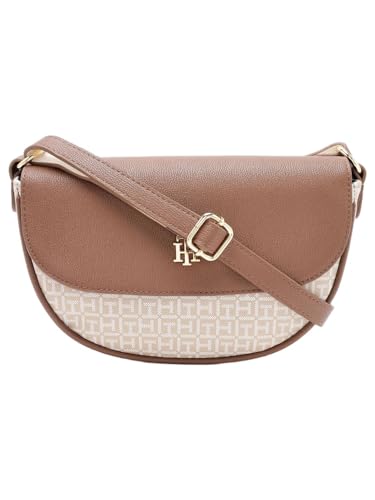 Logo Beige Pvc Sling Bag
