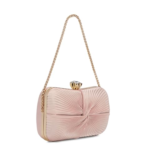 Lavie Women's Ruby Knot Framed Clutch | Ladies Purse Handbag