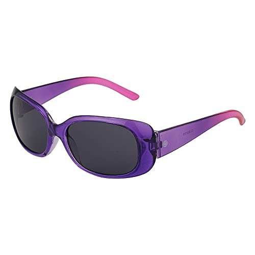 Carlton London Girl's Black Lens & Purple Oversized Sunglasses