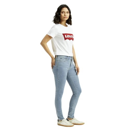 Levi's Women's Mid Rise 711 Skinny Fit LightBlue Jeans