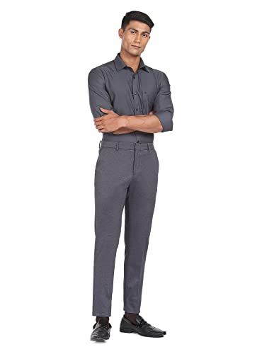 Arrow Men's Regular Fit Shirt (ARES1062A_Grey