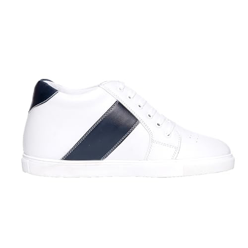 White Sneakers with a Hidden Heel (7.5)