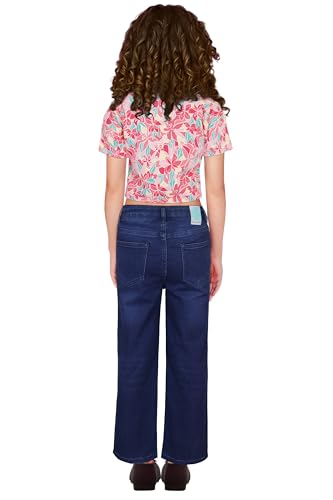 Allen Solly Girl's Regular Fit T-Shirt (AGKCERGFR34980_Pink