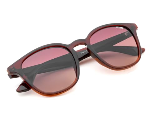 IRUS Men Oval sunglasses | 100% UV protection and polarized | Small Size | Brown Polarized Tri Acetate Cellulose lens